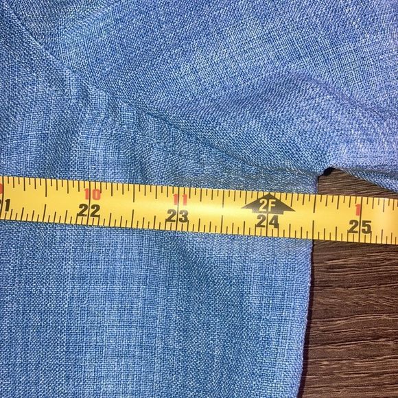 Vintage Womens Bon Worth light Blue Polyester 80’s Large Retro Blazer - Picture 6 of 11